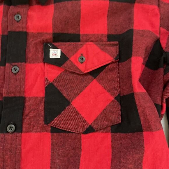 Big Bill Flannel Shirt Mens XXLBuffalo Plaid Lumberjack Brawny USA Heavyweight70 - Picture 2 of 9